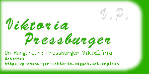 viktoria pressburger business card